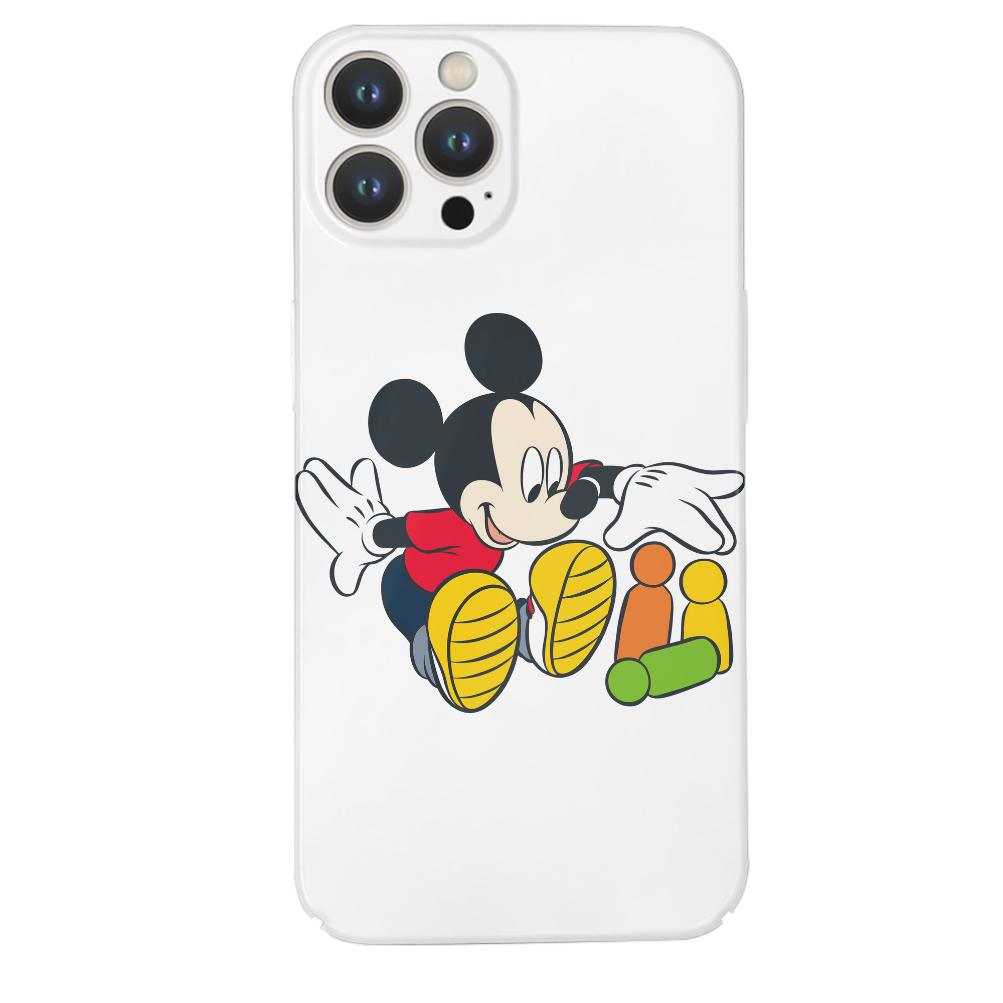 （画像用） ミッキーマウス Mickey Mouse 【iPhone 14シリーズ対応】ハードケース